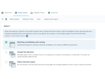 Polyas Election Rules