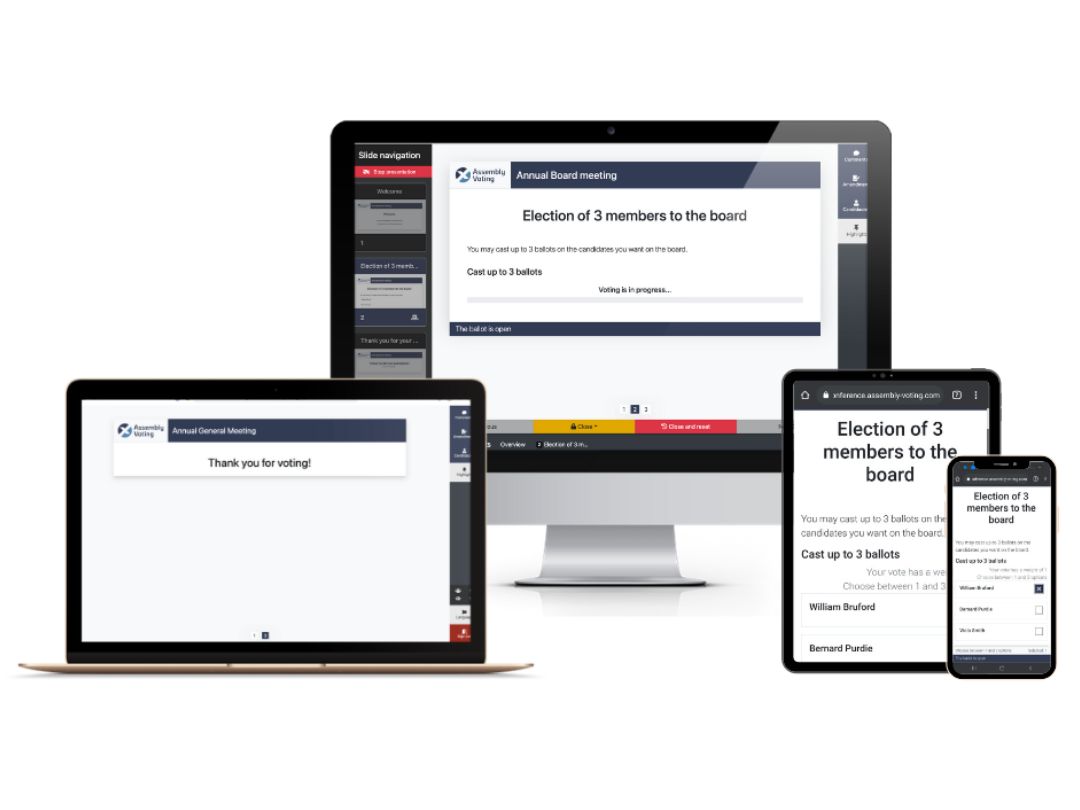 Assembly Voting Multiple Platforms
