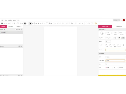 corel vector dashboard