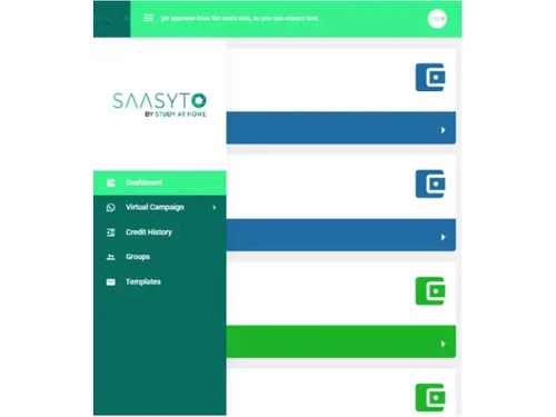 Saasyto dashboard