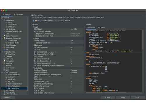 dbvisualizer connection