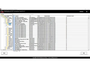 Webbyacad OST Recovery Tool files