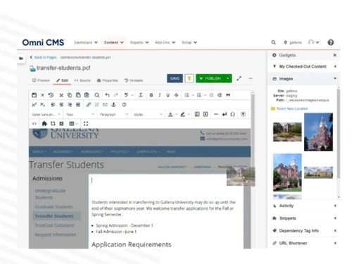 modern campus cms