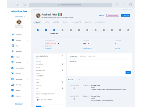 edvisor dashboard