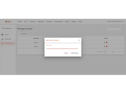 vizitor qms scheduling