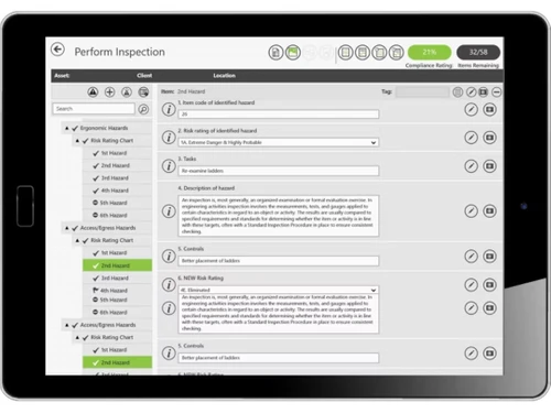 Field Eagle Perform Inspection