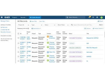 ACE Inspection Records