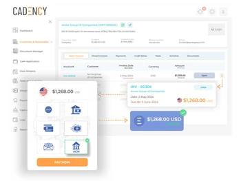 cadency customers receivables