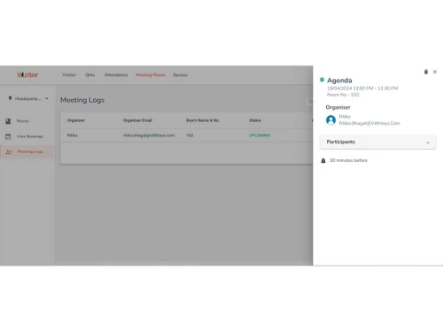 vizitor meeting spaces