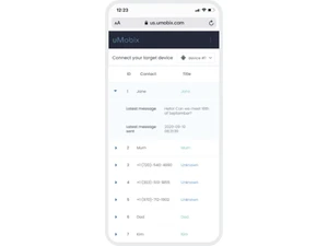 uMobix Text Messages