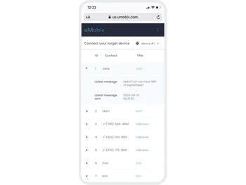 uMobix Text Messages