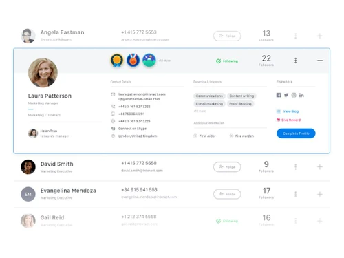 interact profile