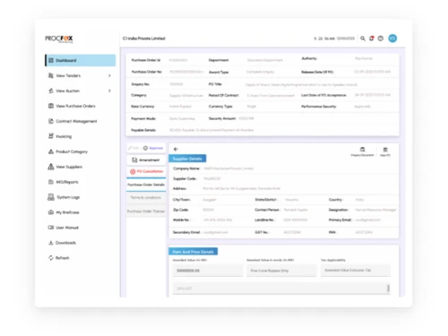 e-Procurement suite-details