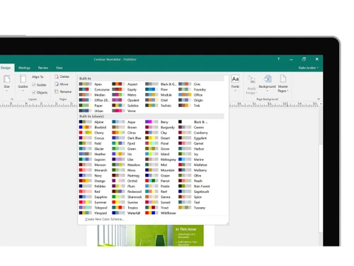 Microsoft Publisher Layouts