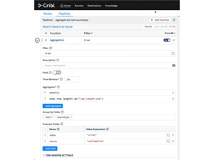 cribl stream pipelines