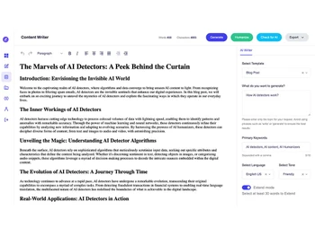 AIHumanize content writer