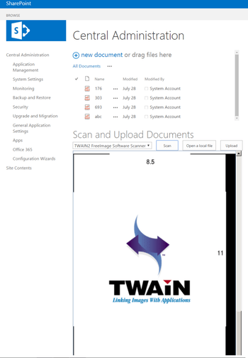Dynamic Web TWAIN