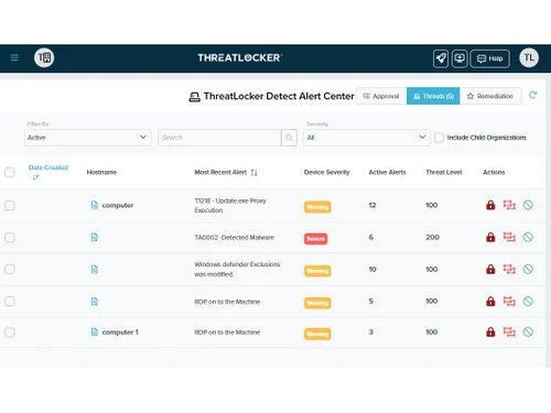 threat locker alertcenter