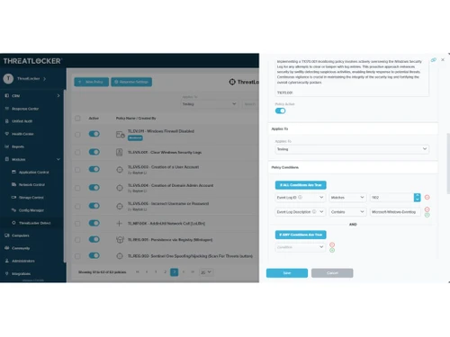 threat locker homepage