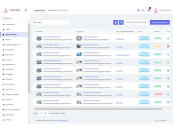 iLytixHMS appointments