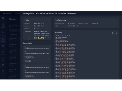group-ib threat intelligence configuration