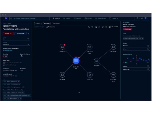 Sumo Logic Cloud SIEM Relationship Graph