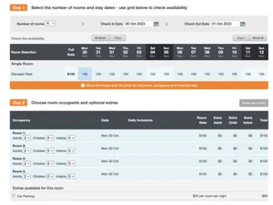 little hotelier dashboard