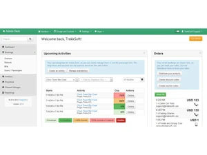 trekksoft dashboard