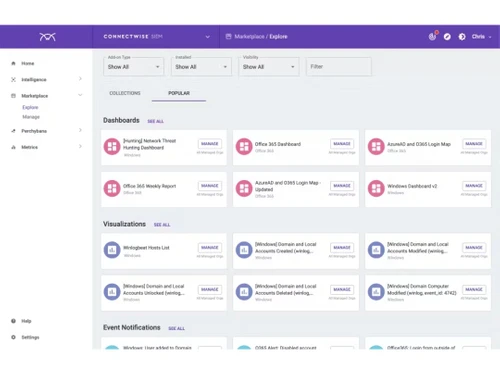 ConnectWise SIEM Marketplace