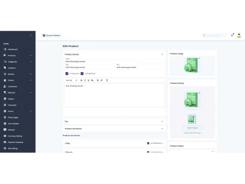 Button Sender Products