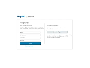 Payflow login