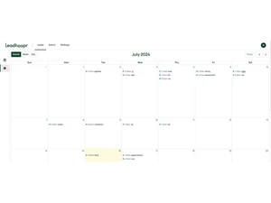 Leadhoopr calender