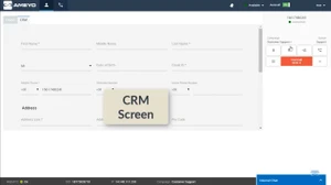 Ameyo Contact Center Software crm screen