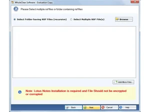 WholeClear NSF To PST Converter