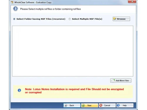 WholeClear NSF To PST Converter