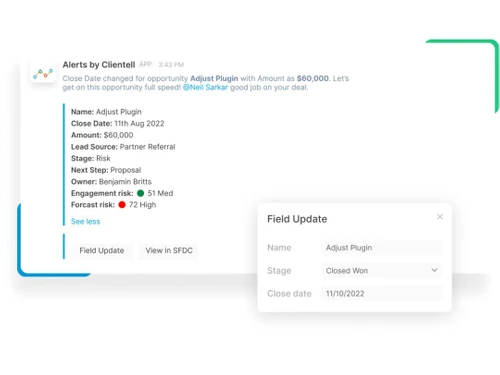 Clientell real time alerts
