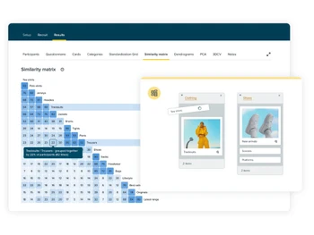 Optimal Workshop card sorting