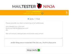 mailtester ninja-verify