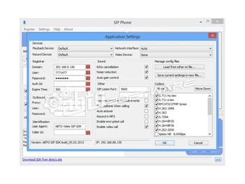 Abto VOIP SIP SDK application