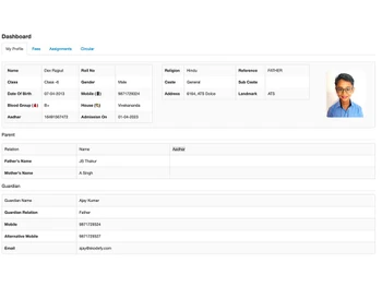 Skodefy student dashboard