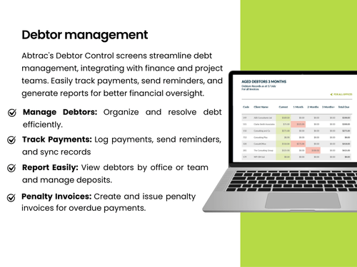 debtor management