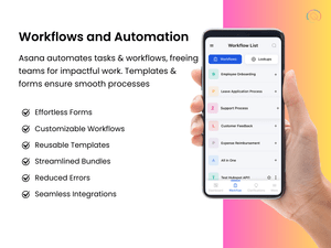 Asana workflow and automation