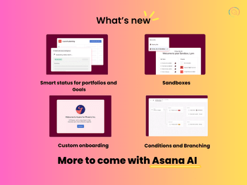 what's new in Asana