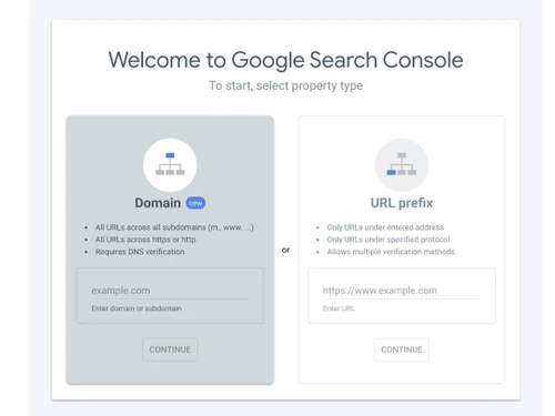 google search console-dashboard