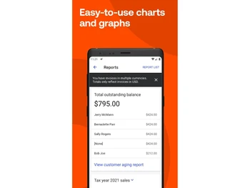 Invoice2go charts and graphs