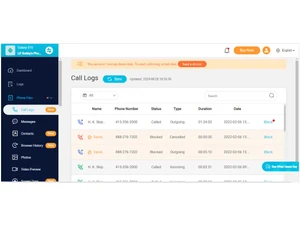 Kidsguard Pro call logs