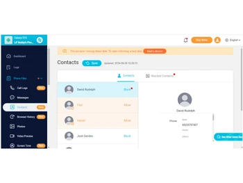 KidsGuard Pro contacts