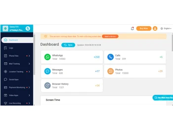 KidsGuard Pro dashboard