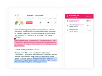 Plagramme Plagiarism checker