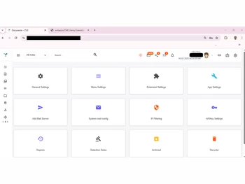 Docuventa-controlpanel